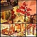 CUTEBEE Dollhouse Miniature with Furniture, DIY Wooden Dollhouse Kit Plus Dust Proof and Music Movement, 1:24 Scale Creative Room Idea (Forest Habitat)