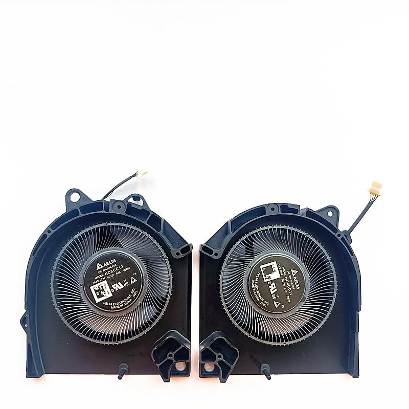 New Laptop CPU + GPU Cooling Fan Replacement for DELL G15 5530 2023 Series EG75071S1-C290-S9A EG75071S1-C280-S9A DC 12V Fan （Cannot be Used for DC5V Fans）