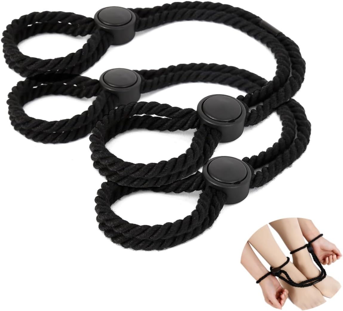 BDSM Bondage Ropes Handcuffs Ankle Cuffs 2 Pieces