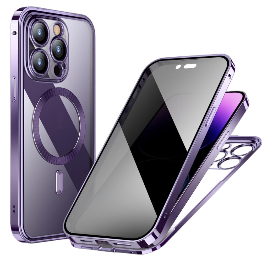 Boucle pop en métal et finition violette pour cette coque iPhone 15 - 8