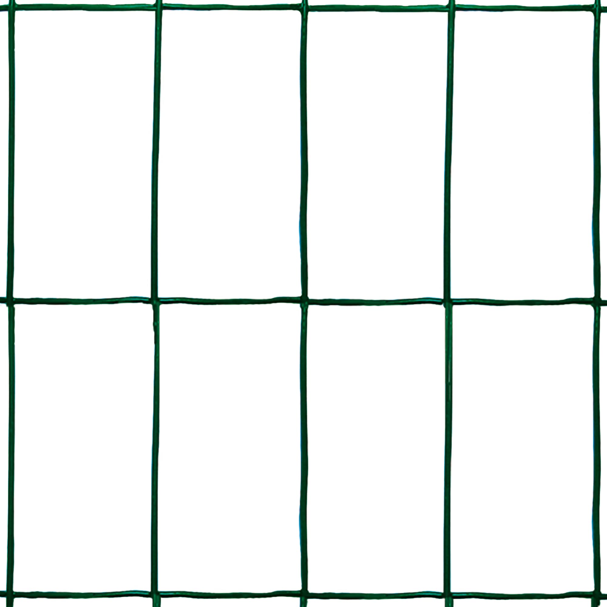 TENAX Delimet 0,80x25 m Verde, Rete Metallica Plastificata per Recinzione, Maglia 50x75 mm, Rotolo 25 m
