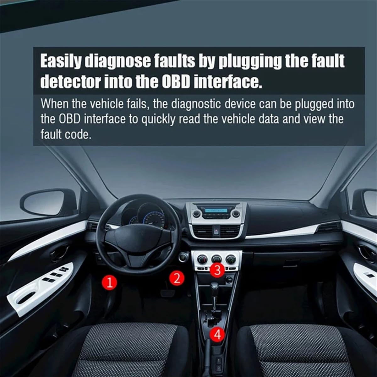 V314 Detector de fallos automotrices de diagnóstico automotriz Tarjeta de lectura de código a bordo Obd2 Detector de batería Instrumento de diagnóstico de limpieza de código
