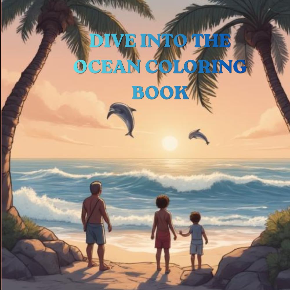 DIVE INTO THE OCEAN COLORING BOOK