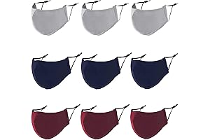 msueiuo Cotton Face Masks for Adults