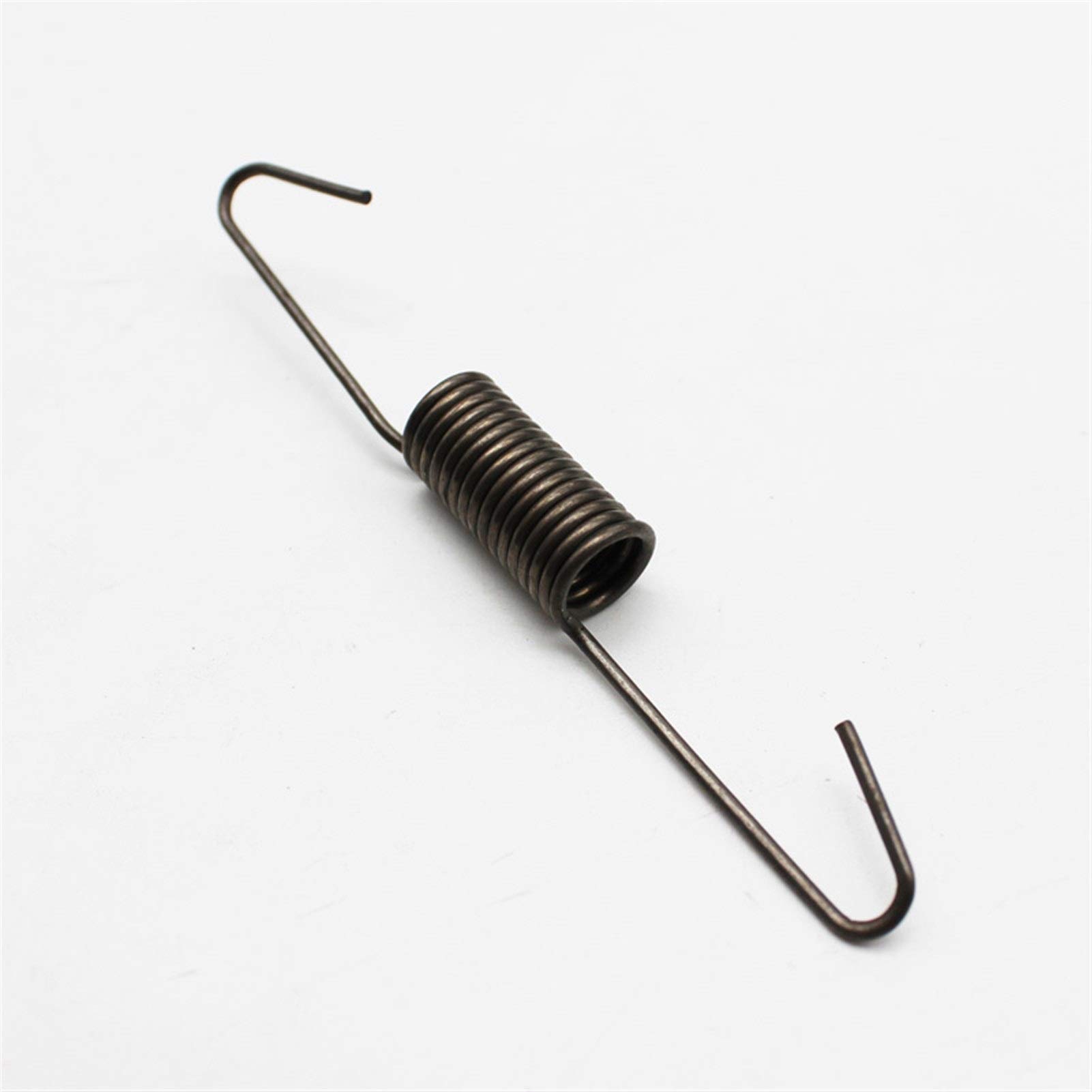Extended Compressed Spring, Extension Spring,2Pcs, Silver Tone Tension Coil Hook,Machinery Parts (NO.1525)