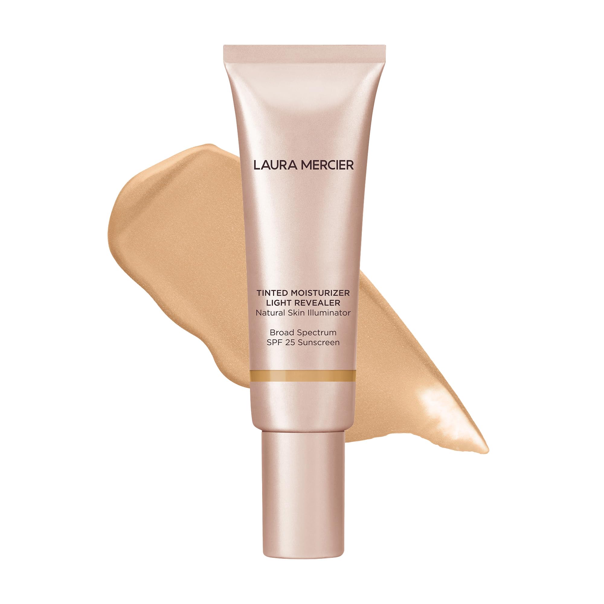 Laura Mercier Tinted Moisturizer Light Revealer Natural Skin Illuminator with SPF 25: All Day Hydration, Ultra-Sheer Coverage, Luminous & Radiant Finish, Skin Tint