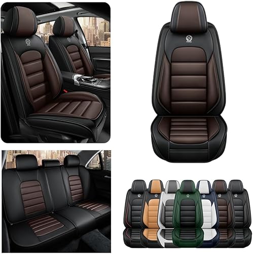 5 fundas de asiento para Lexus is 250C 2010-2015, fundas de asiento de automóvil de cuero, impermeables, antideslizantes, fundas de asiento de