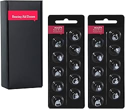 Hearing Aid Domes for Oticon Replacements,Oticon Minifit Double Vent Bass Domes (8 mm/2 Pack）,Universal Domes for Oticon Hearing Aid Supplies (8MM Double Vent) …