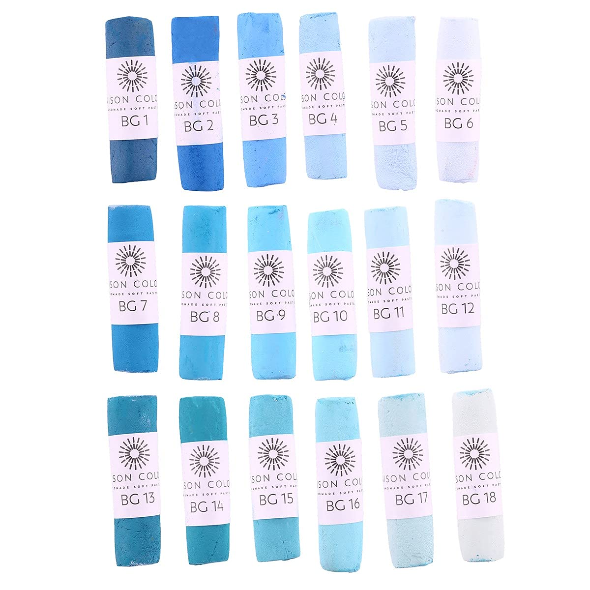 Handmade Soft Pastel - Blue Green 18