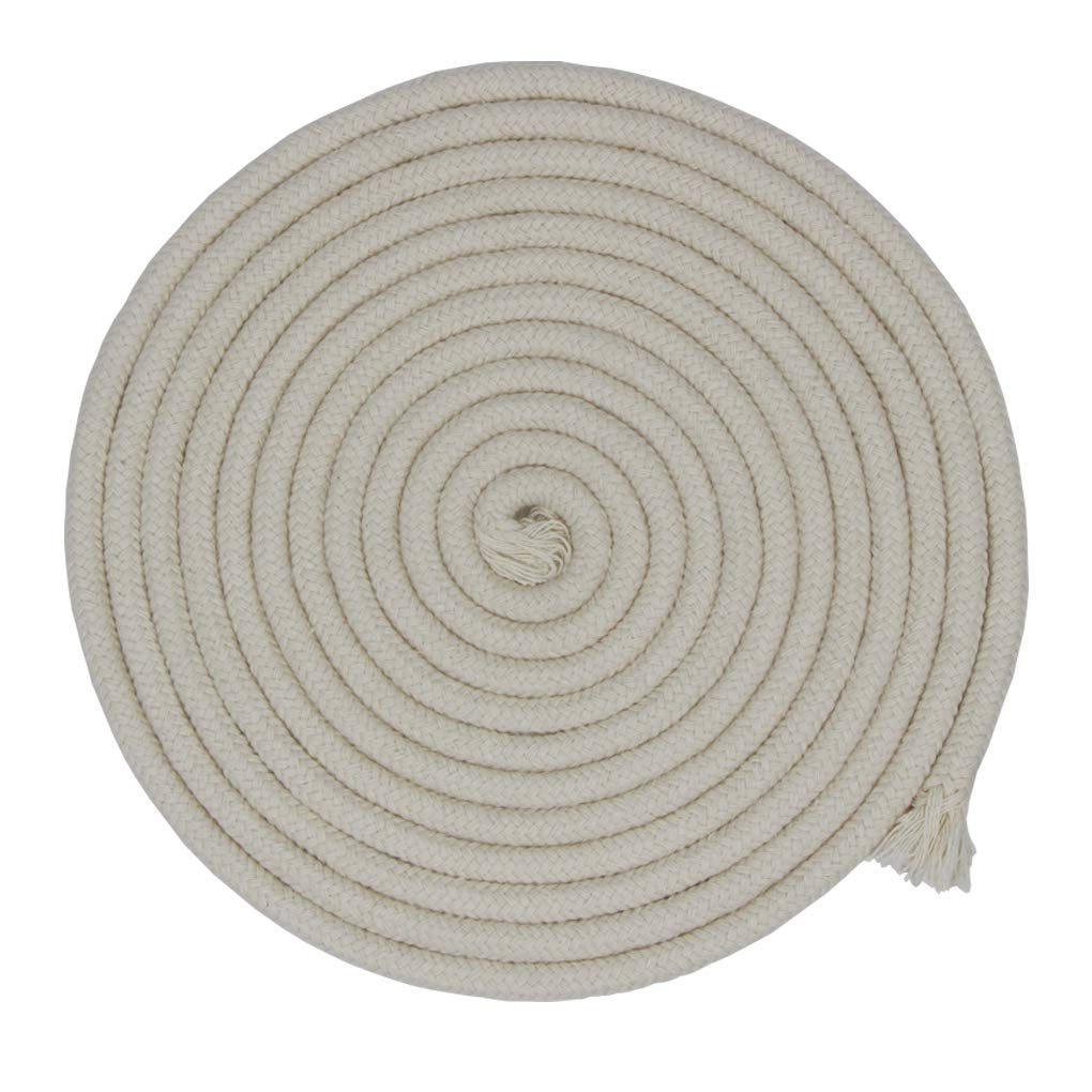 3 mètres Cordon en Coton Rond 20 mm Corde Tressée avec âme en Coton