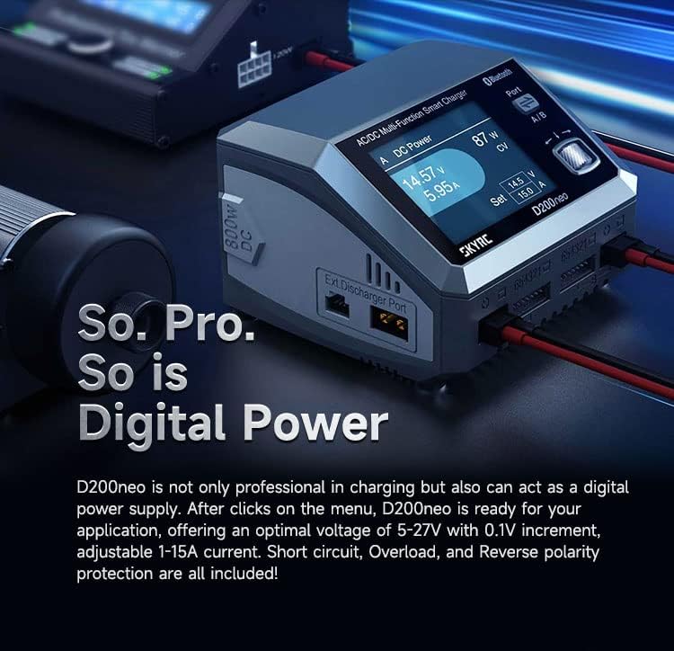 Sky RC D200neo charger with optional BD350 discharger and PD Hub