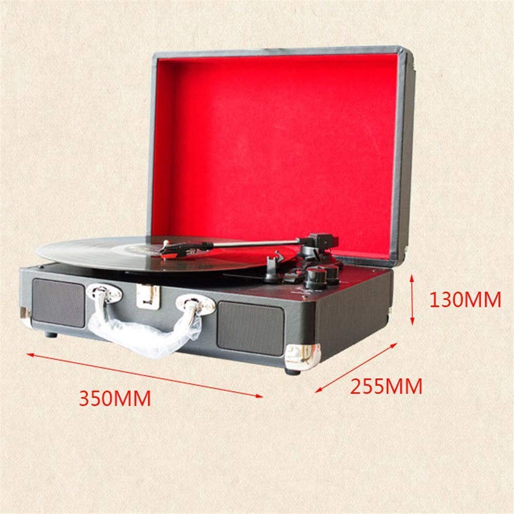 Giradischi wireless Bluetooth con sistema di trasmissione a cinghia per la riproduzione di dischi in vinile e integrazione audio moderna