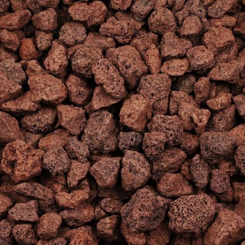 Lavasteine 20L 16-32 mm Garten Lavagranulat Aquarium Lavasteine Grill Aquarium Filtermaterial Lavakies Rot Lavamulch Lavagrill Lava Steine
