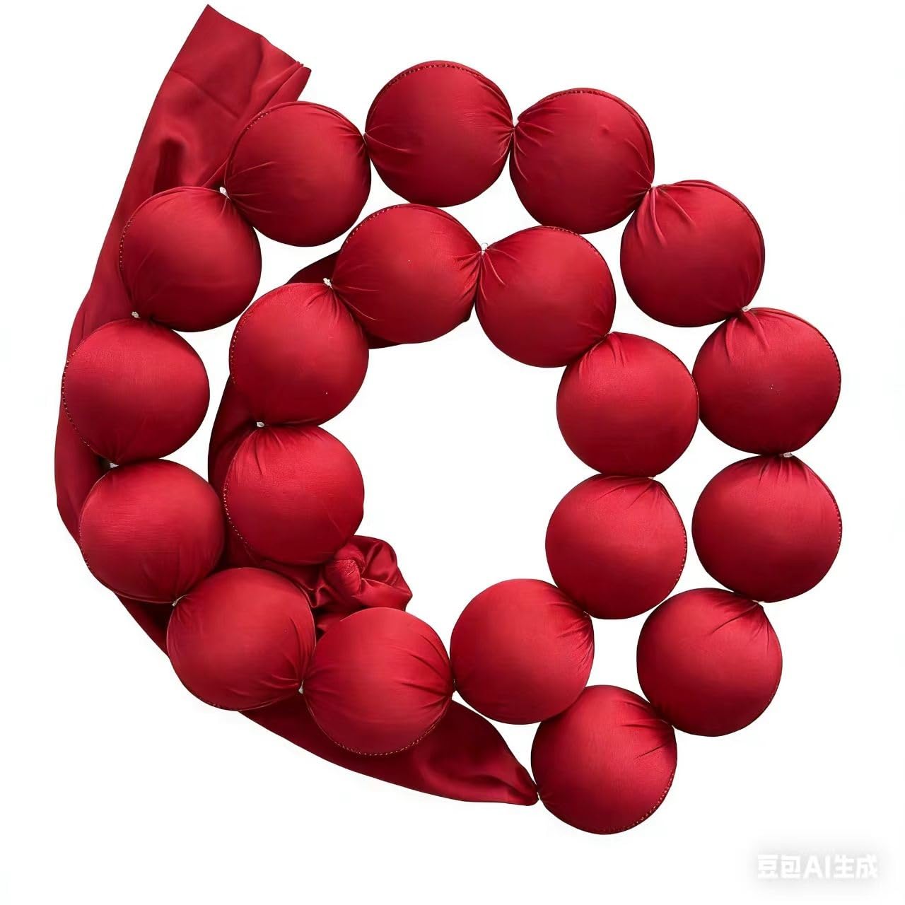 Zaopatrzenie imprez Układ sceny imprezy, romantyczna dekoracja ślubna Sup materiały eksploatacyjne kolorowa kula piankowa scena tło ściana (czerwony)(Wine Red)