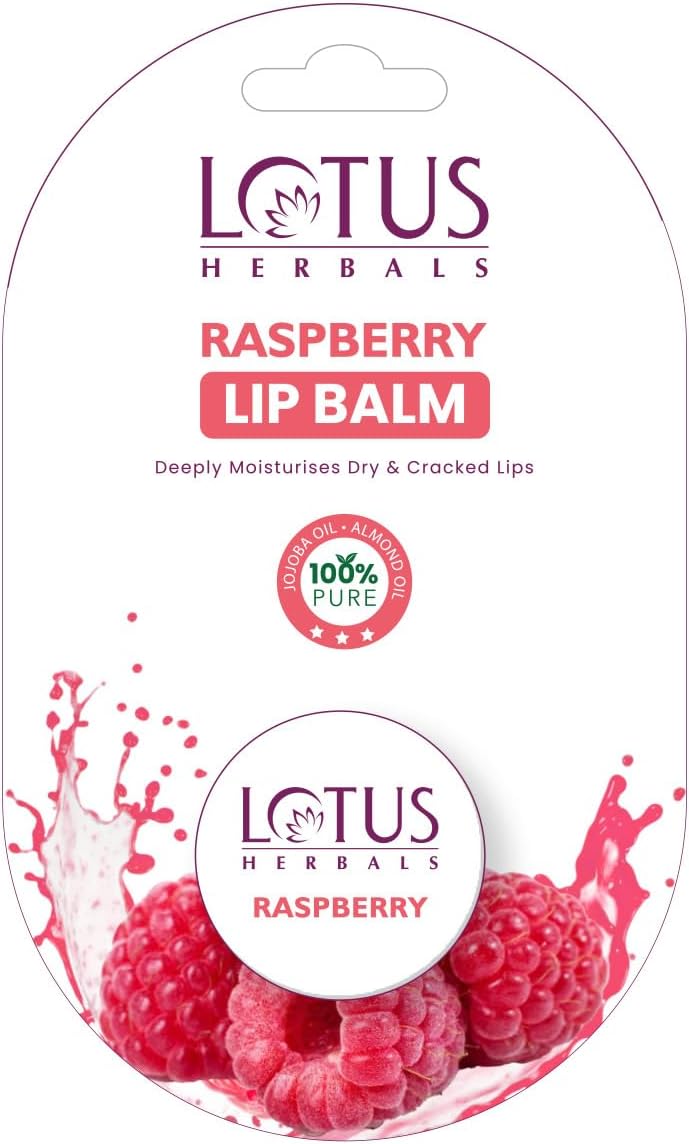 Lip Balm - Raspberry | For Dry & Cracked Lips | 5g