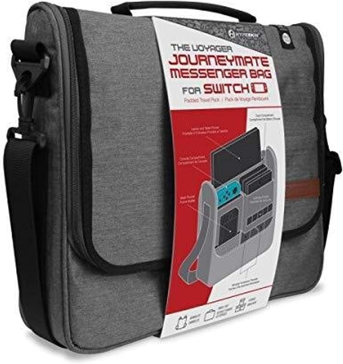 Hyperkin The Voyager Journeymate Messenger Bag for Nintendo Switch
