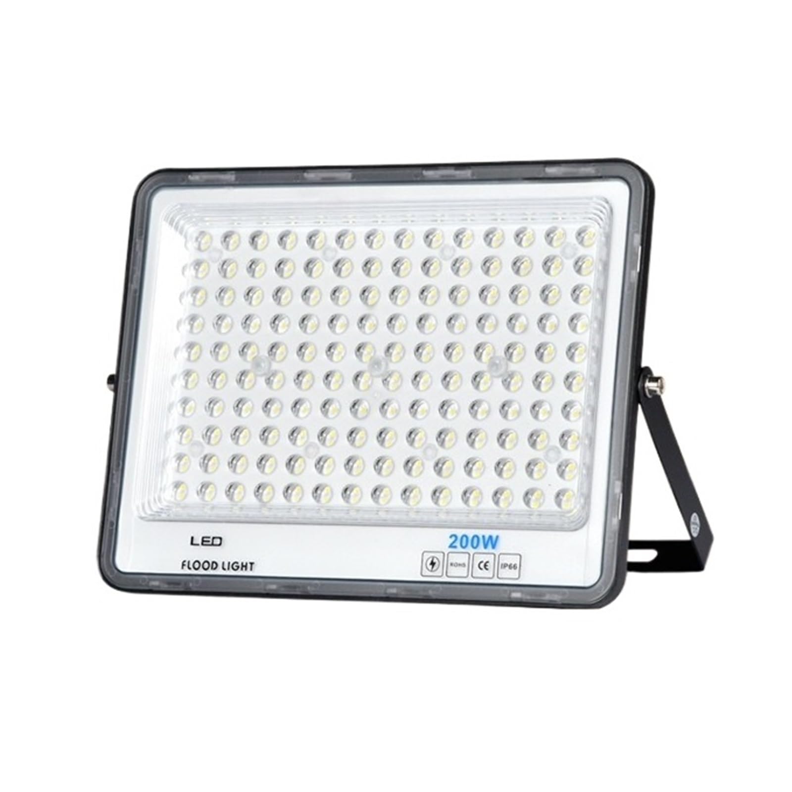 Superheller LED-Fluter 50W 100W 200W, IP66 wasserdicht, für den Außenbereich, Wandmontage, Lagerhallen, Garagen, Straßenbeleuchtung, geeignet für Hof, Garten, Lagerhalle, 6500K200W 110220
