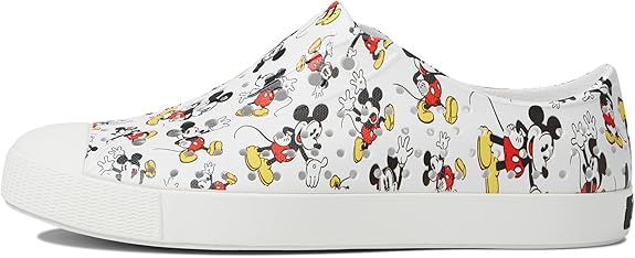 Native Shoes Kids Jefferson Print Sneakers for Toddlers - Flexible Eva Upper, Colorful Fun Prints Allover, and Round Closed Toe