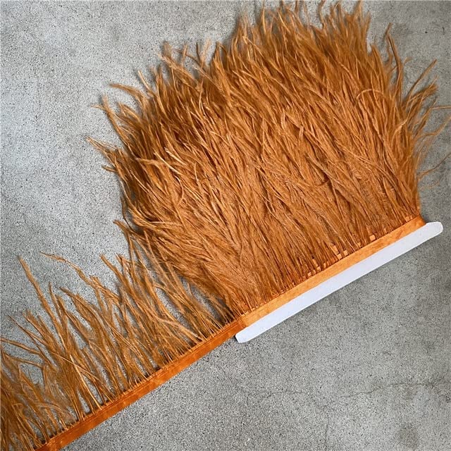 8-10 cm Strusie pióro trim uroczystość taśma ślubna karnawał dekoracja Boże Narodzenie Plume