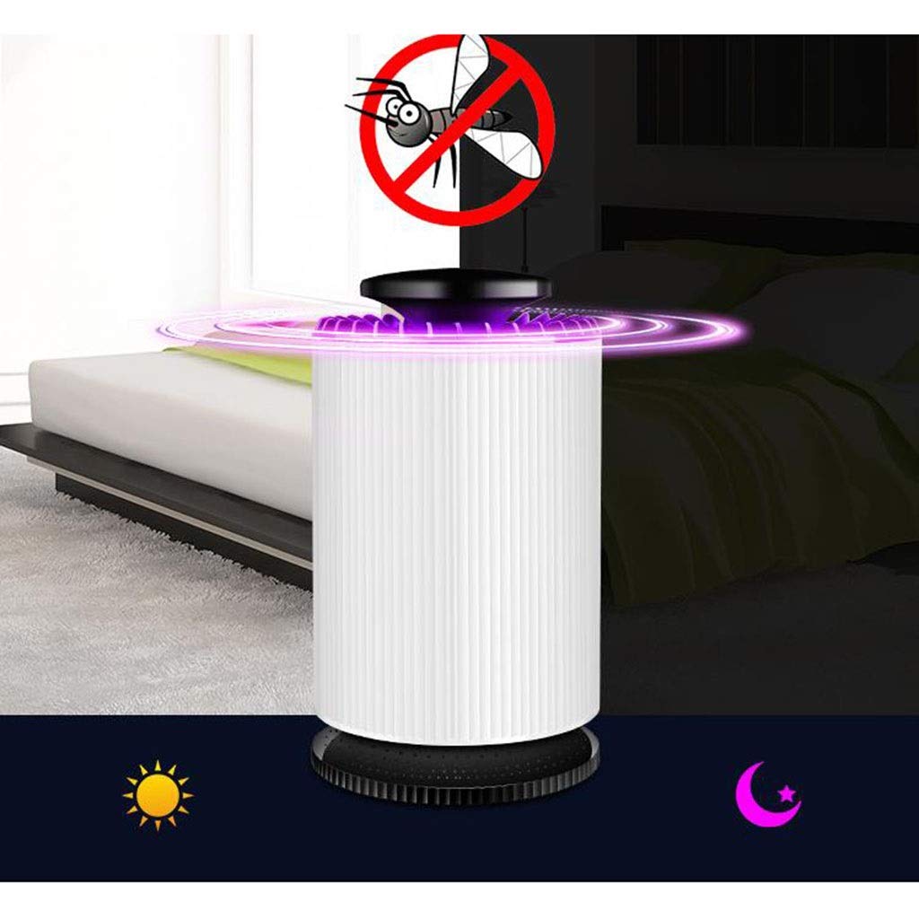 Trampa para mosquitos Lámpara ultravioleta para matar mosquitos, Trampa para mosquitos física no tóxica, Eliminador de insectos silencioso y seguro, Lámpara LED para matar mosquitos en el hogar, sal