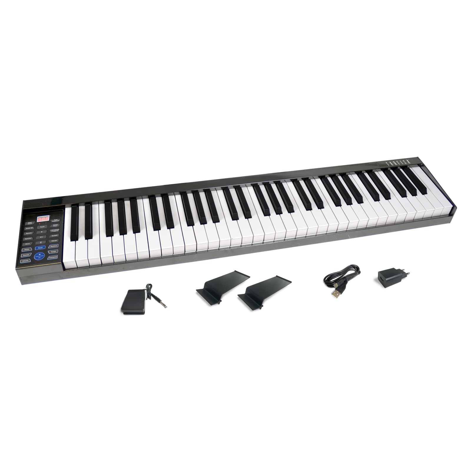 Farfisa | Tastiera Digitale Professionale MIDI a 61 Tasti con Funzione Touch e Altoparlanti Stereo, 91,5x17,6x6,6cm