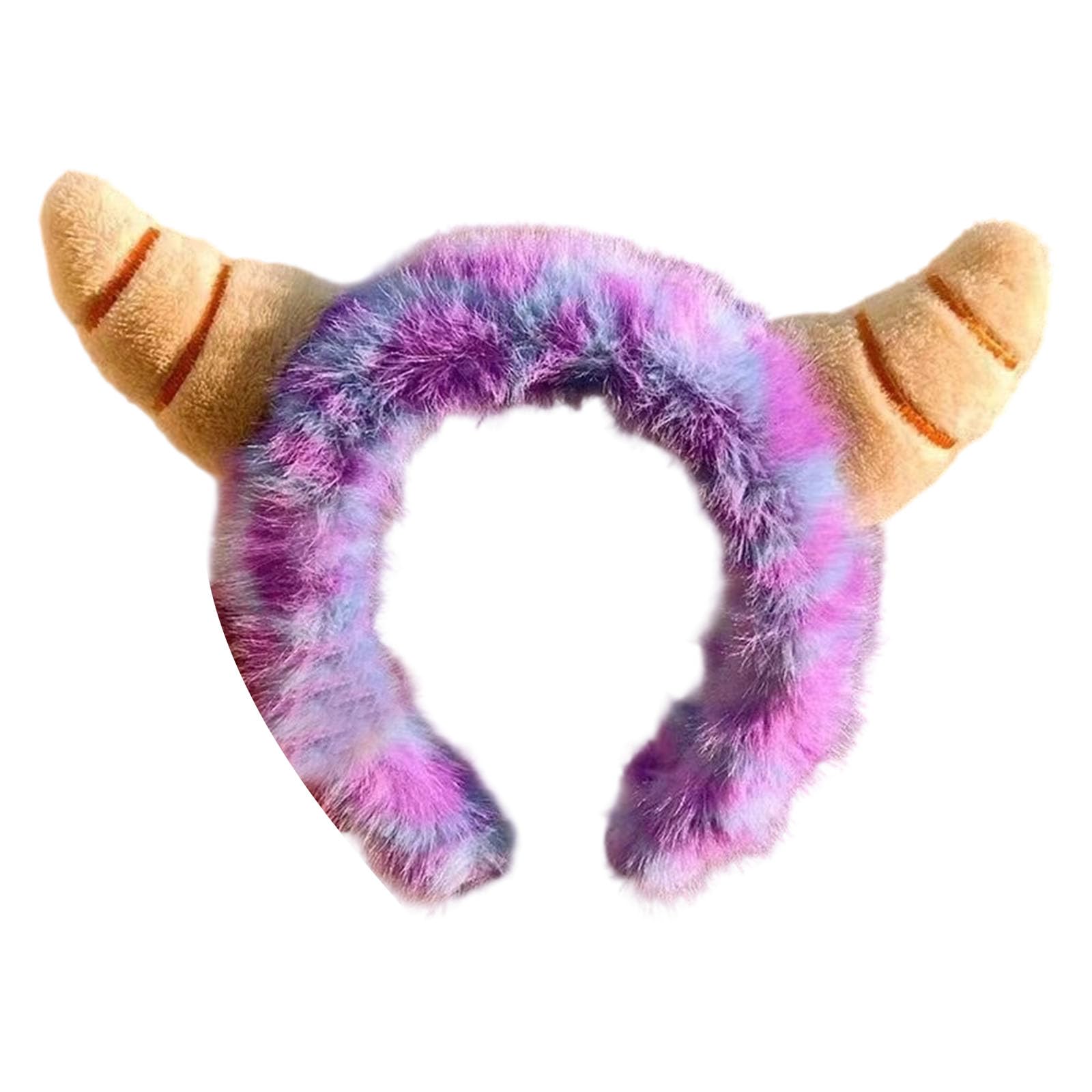 MICFENY Devil Hairbands Adorkable Photo Props Halloween Anime Headbands Party Headpiece Fun Animal for Music Festivals