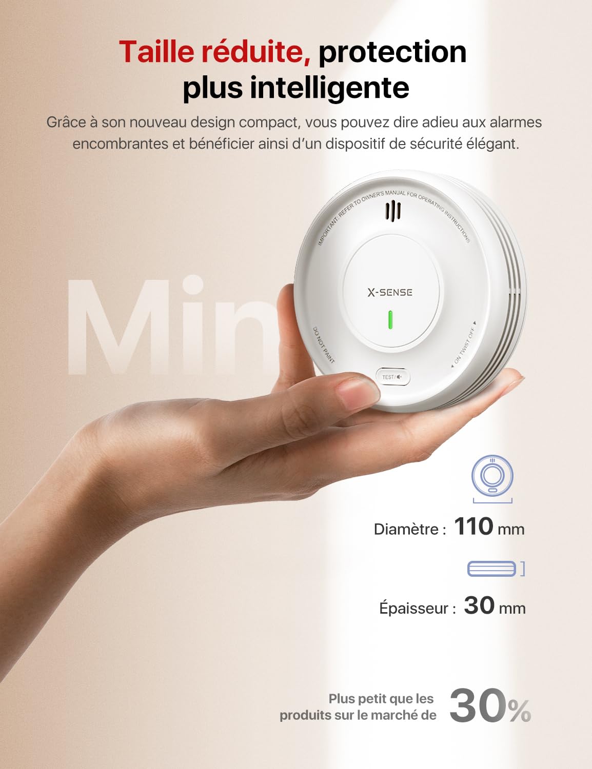 X-Sense XS01-WX Rookmelder - Slimme melder WiFi - 2-pack