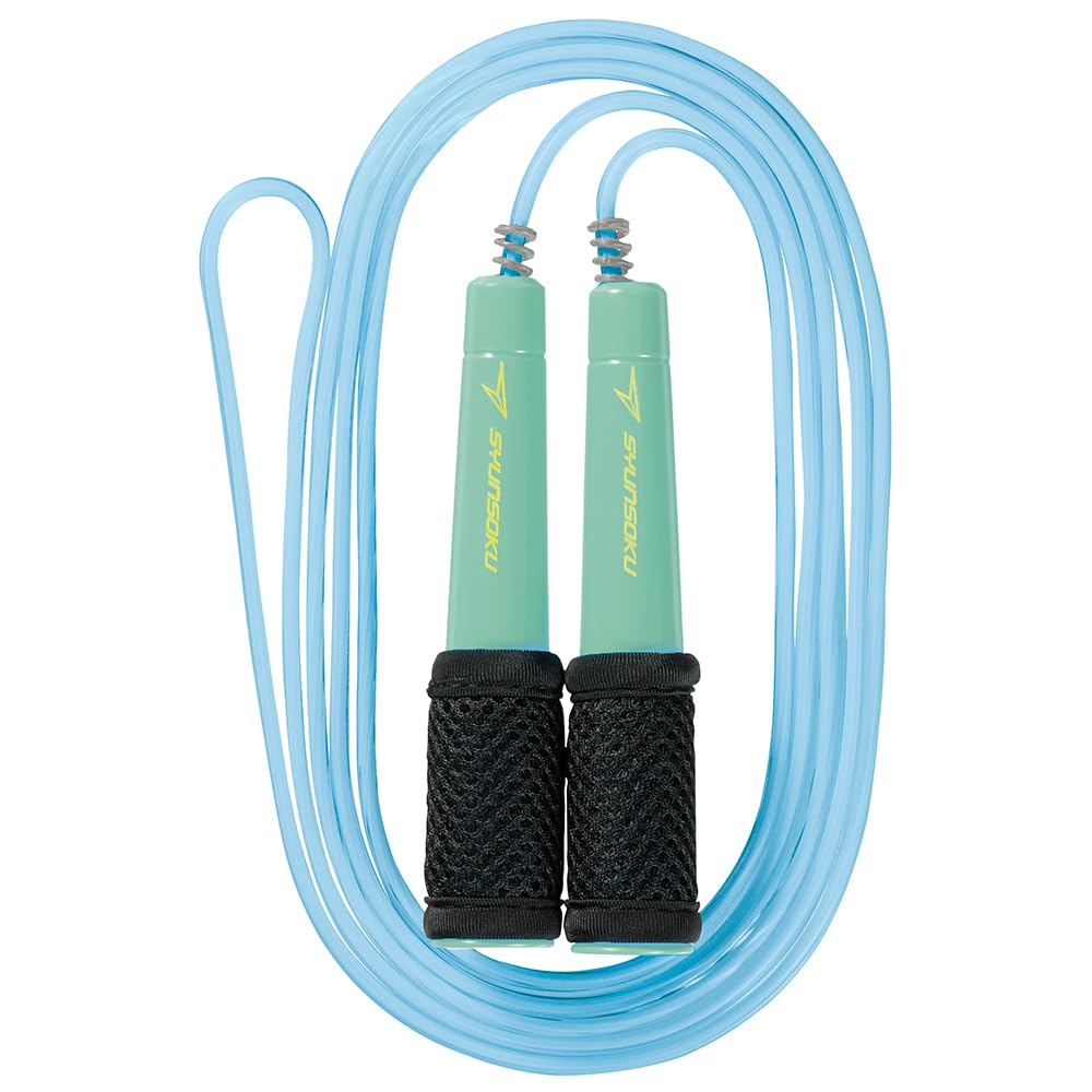 Amazon | デビカ 縄跳び 瞬足なわとび ブラックメッシュ スカイミント