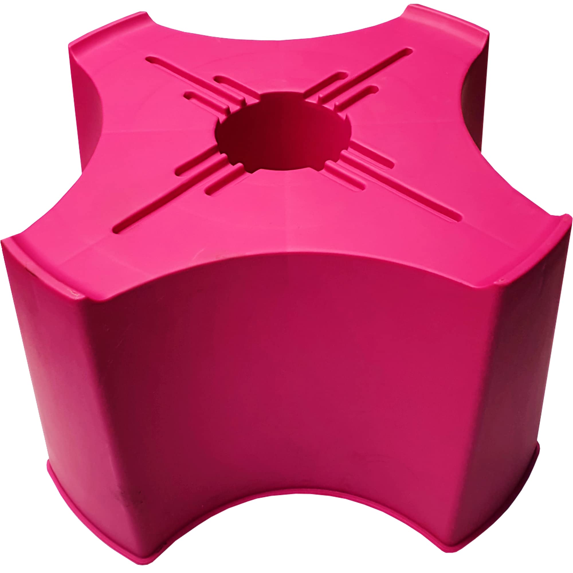 Universal Water Butt Stand, Sturdy Strong Stand Ideal for most 210L shaped Waterbutts and Barrels - 210 Litre Pink Waterbutt Stand to Raise Water Butt Off the Ground