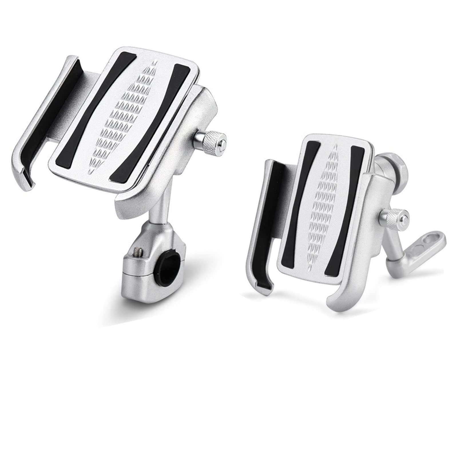 GPS uniwersalny uchwyt na telefon motocyklowy ze stopu aluminium mobilna nawigacja Brac, dla, R1250GS F750GS F850GS R1200GS G310GS Uchwyt na telefon motocyklowy(Silver)