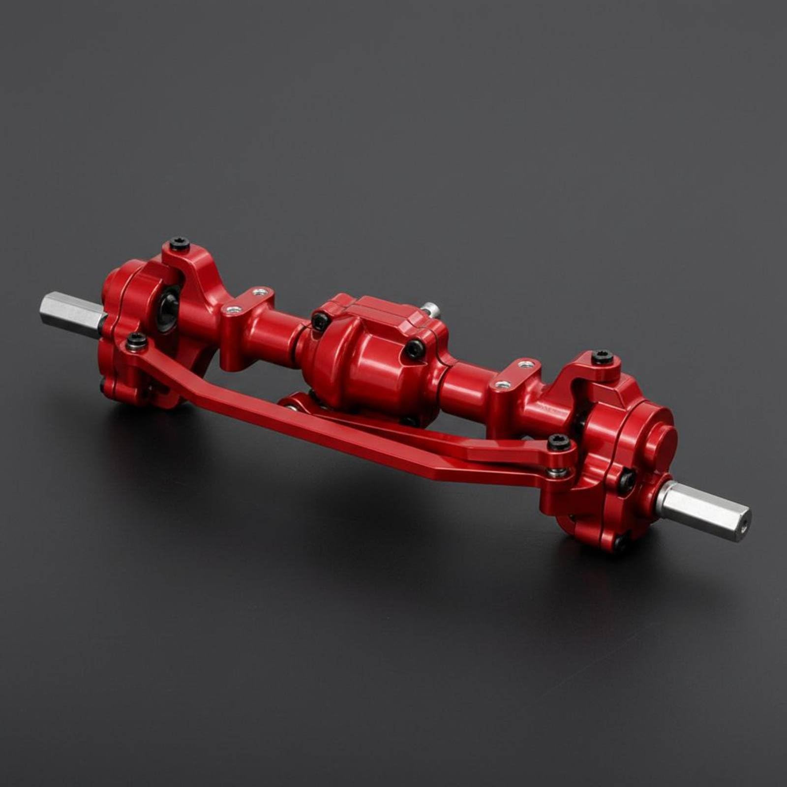 Assale Anteriore per Auto Radiocomandata Assale Crawler Assale Metallo Assale Upgrade per 1/16 C34 C44 B24 FY003 Migliora Controllo su Ostacoli E, Nero