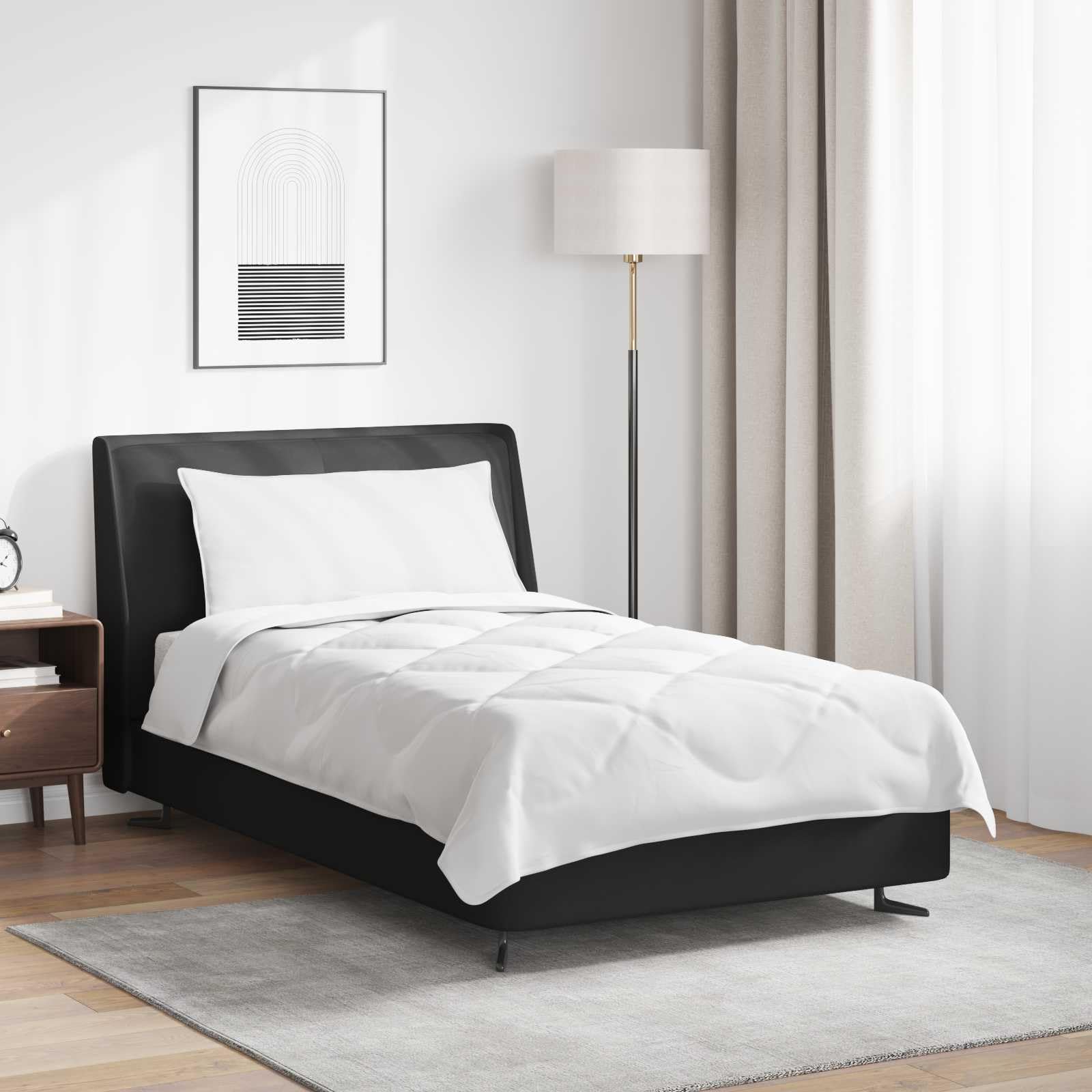 Ganzjahresbettdecke 135x200 cm mit Kissen - Kuscheliges Steppbett-Set aus Mikrofaser für EIN gemütliches Schlafzimmer - Pflegeleichte Bettwaren für alle Jahreszeiten