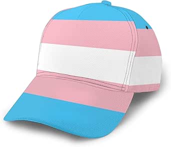 NiYoung Men Women Boys Girls Fashion Comfy Baseball Cap Adjustable Buckle Closure Dad Hat Sports Outdoor Golf Cap - Transgender Pride Flag Lgbt Pride One Size
