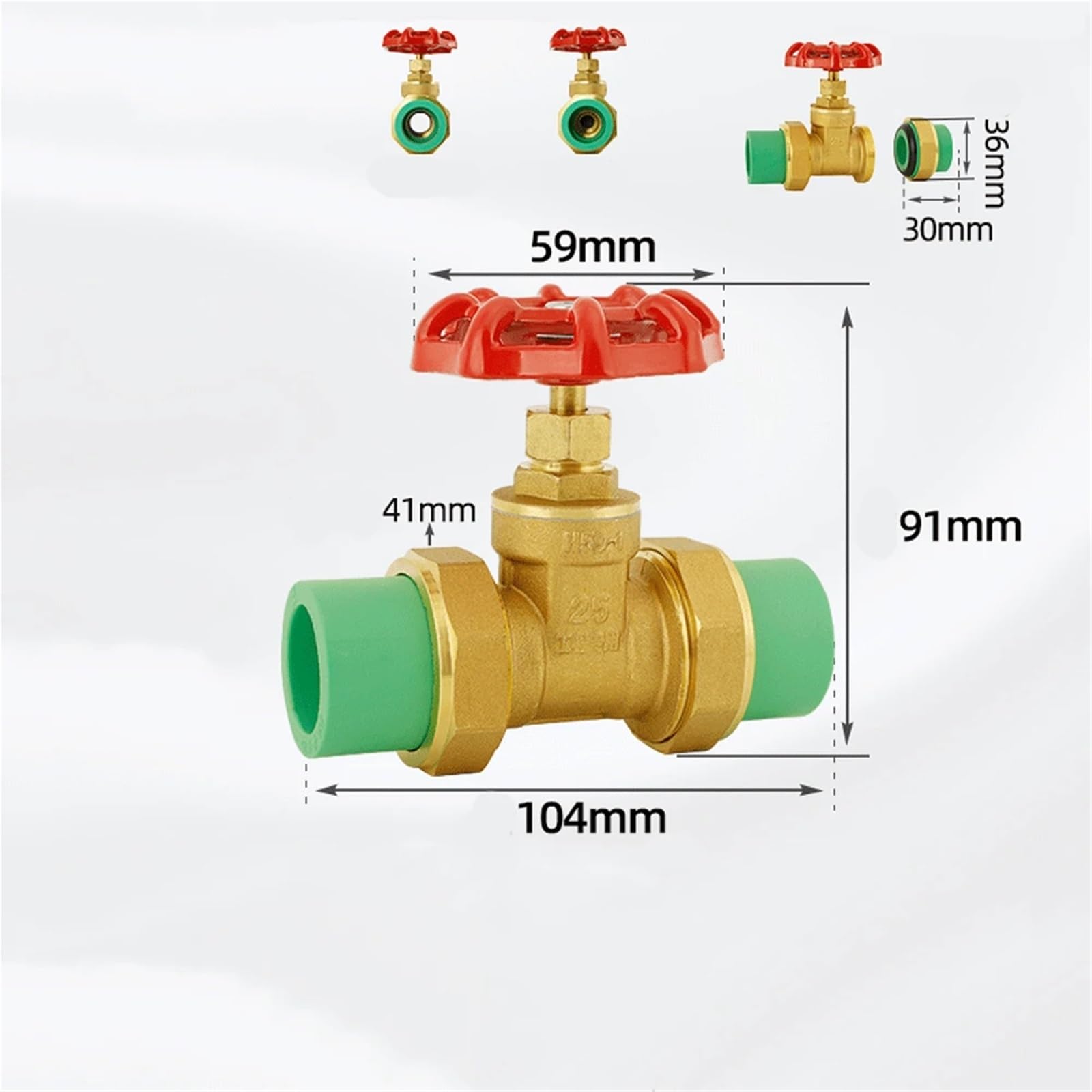 PPR Pipe PE Pipe Water Pipe Gate Valve Union Pipe Fitting Water Meter Tap Water Meter Tube Brass DN20 DN25 DN50 Connection Pipe(ATS320DC)
