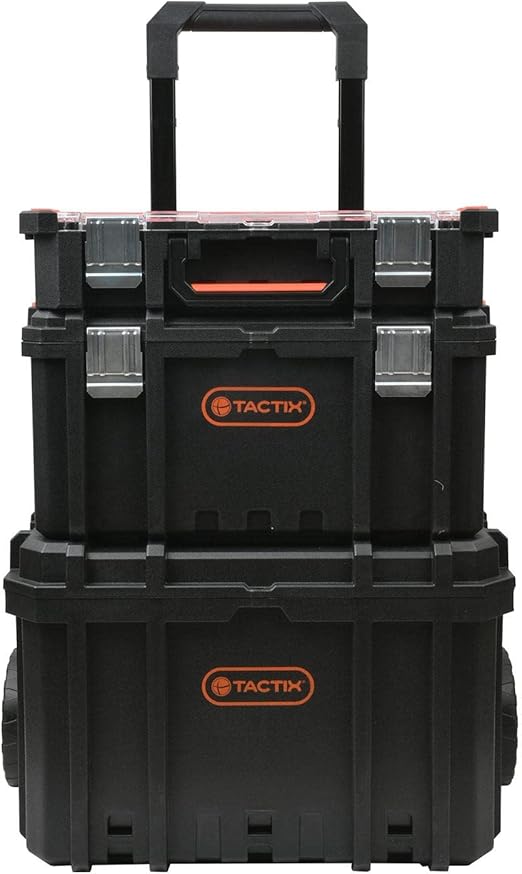 Tactix 3in1 Rolling Tool Box System Home Improvement