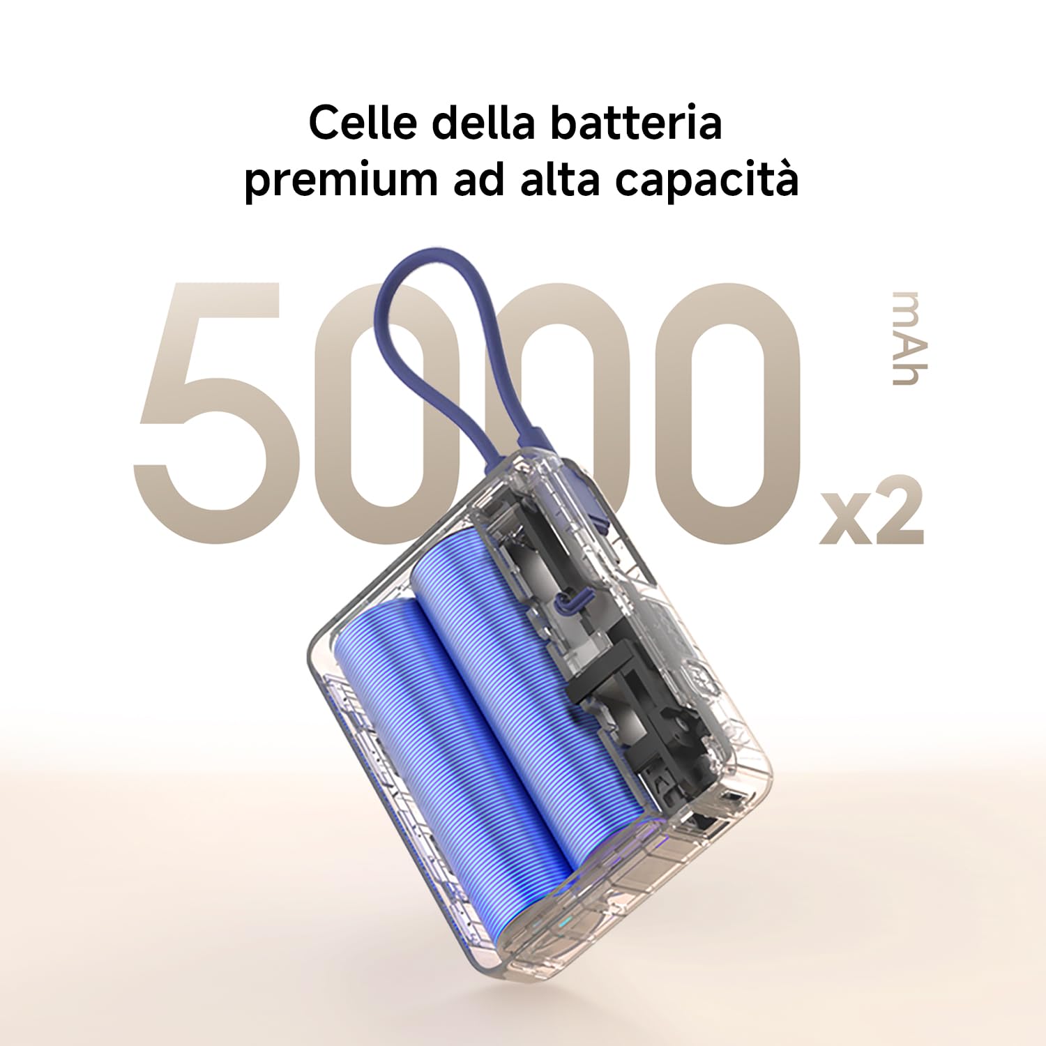 Xiaomi 33W Power Bank 10000mAh, USB-C Powerbank con ricarica rapida da 33W, PD3.0, QC3.0, Apple 2.4, 3 porte di uscita, disponibile per iPhone 15 Series, iPad, MacBook, Galaxy, Surface