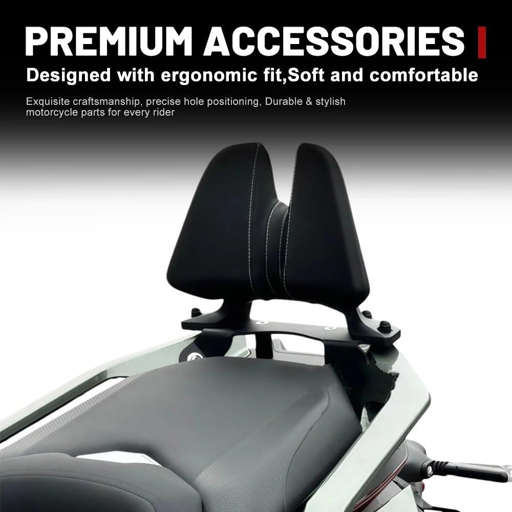 Adatto per Zontes 368G Cuscino dello schienale del sedile del passeggero posteriore del motociclo Accessori per il motocross Maniglia Per Valigia Per Moto