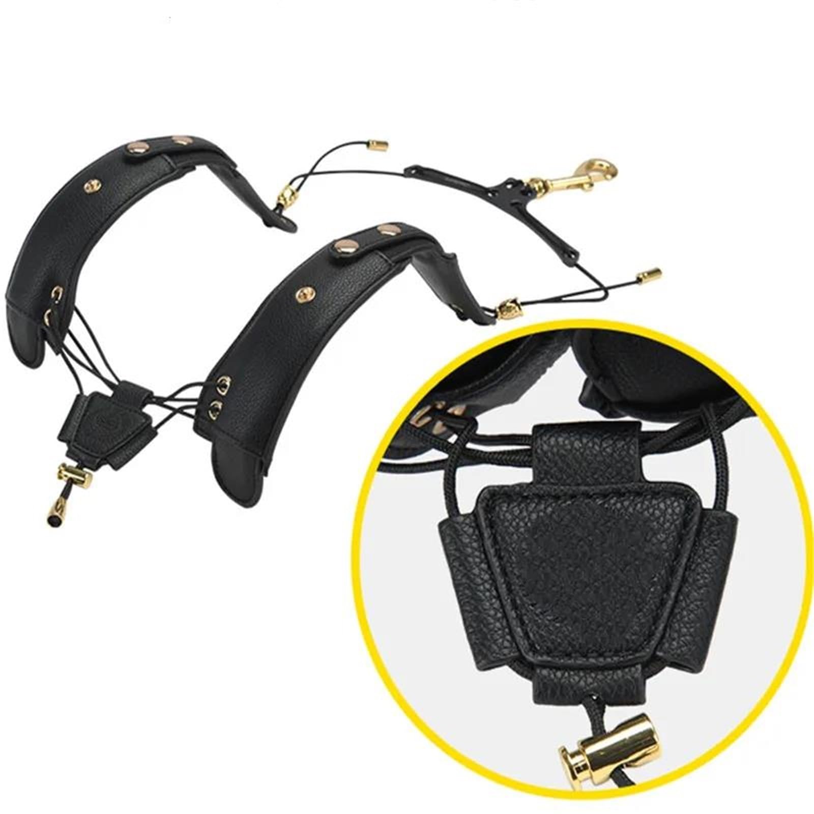Professionisti accessori per sassofono Tracolla Regolabile In Pelle Per Sassofono Saxophone Tenore Cinturino Per Sassofono Contralto Imbottito Senza Stress Sulla Tracolla