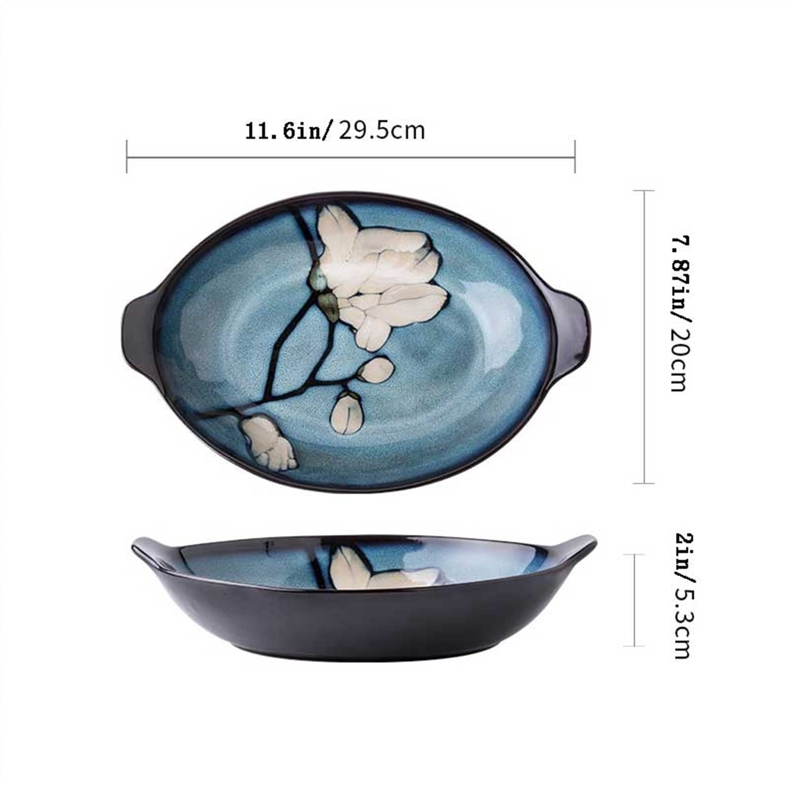 Amazon.com | Dinner Plates Chinese Style Hand-Painted Fish Plate