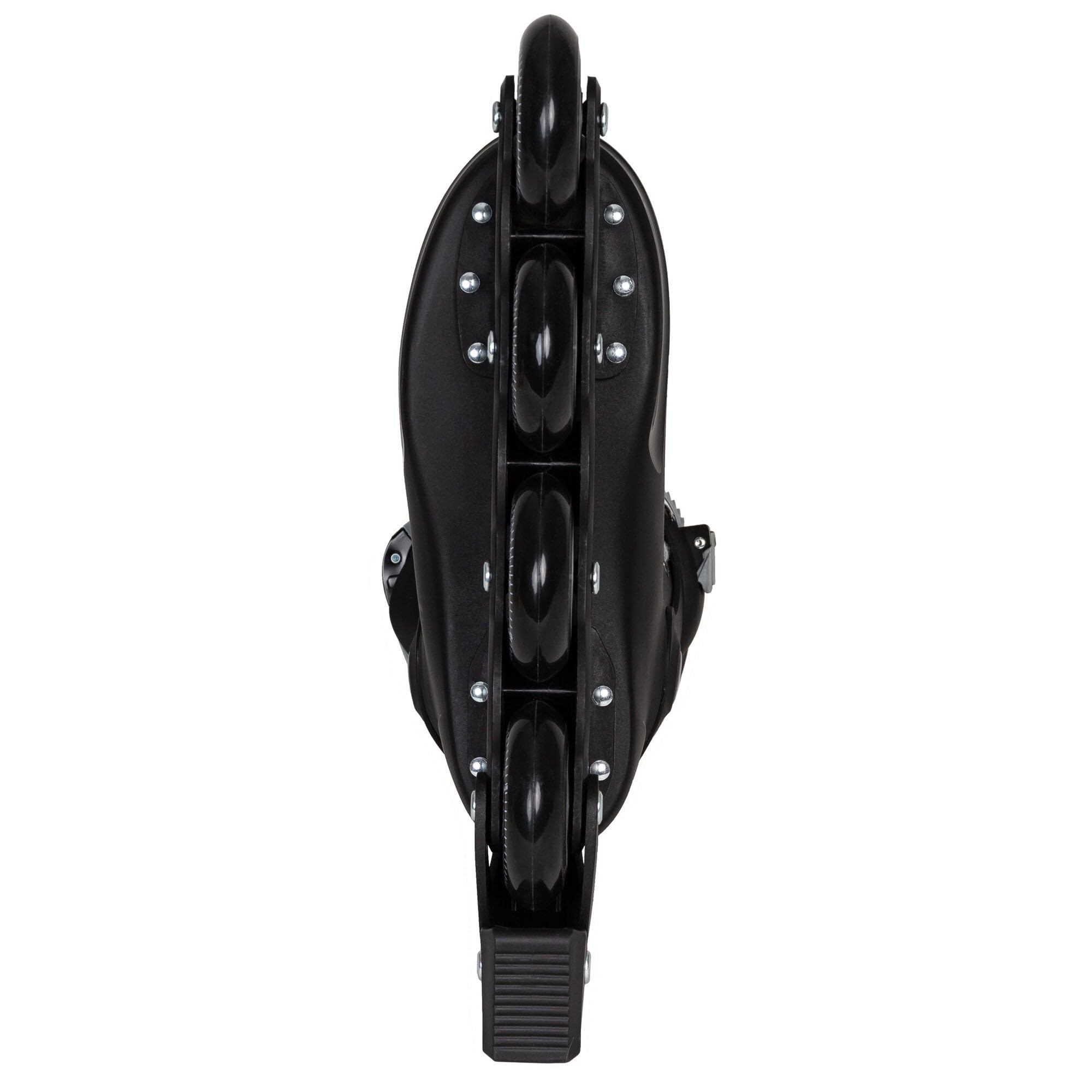Playlife Rave Black 80 Rollers en ligne, noirs, pour homme et femme, taille 39-46, rollers rétro avec roues 80 mm/85 A, roulements à billes ABEC 7
