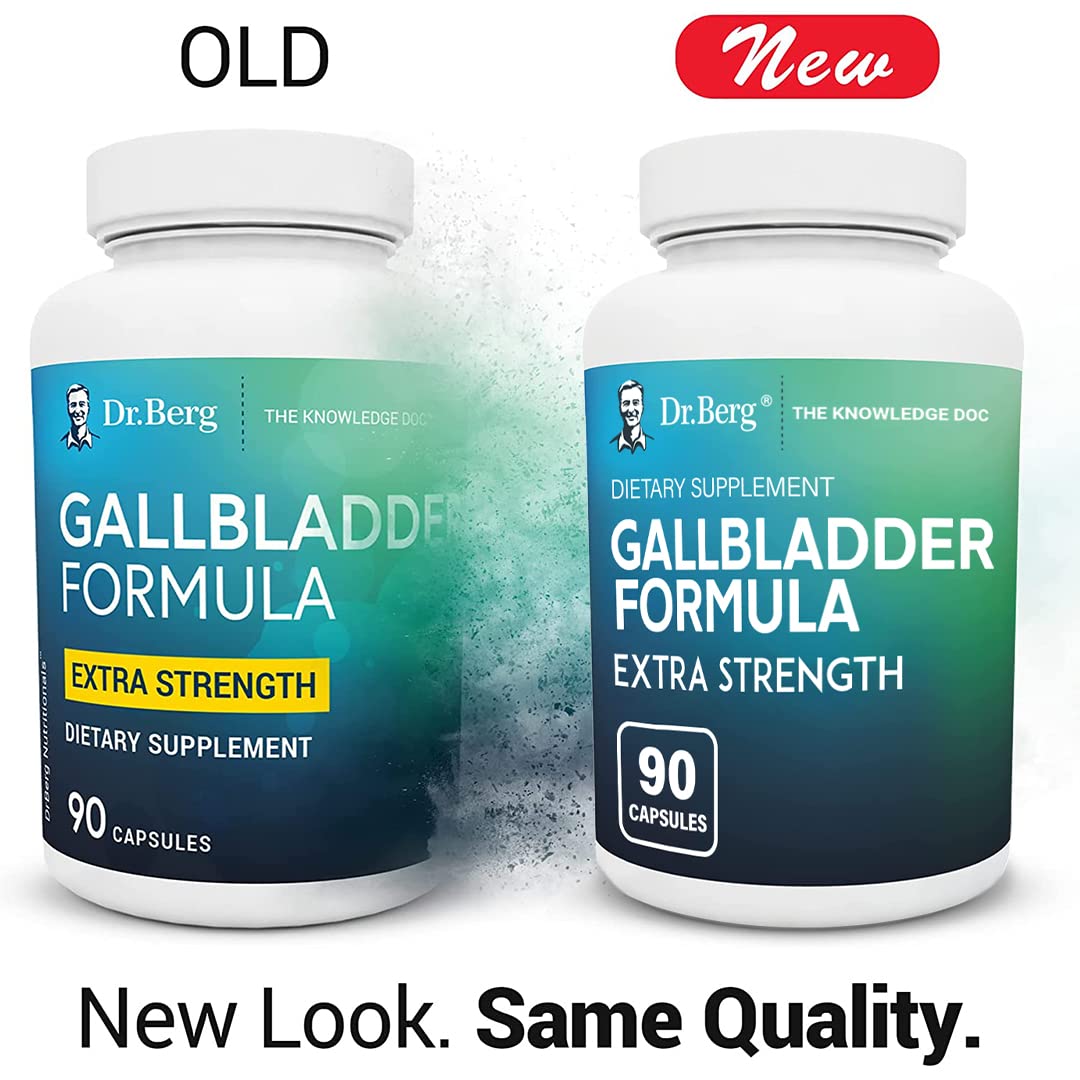 Buy Dr. Berg’s Gallbladder Formula Contains Purified Bile Salts, 90