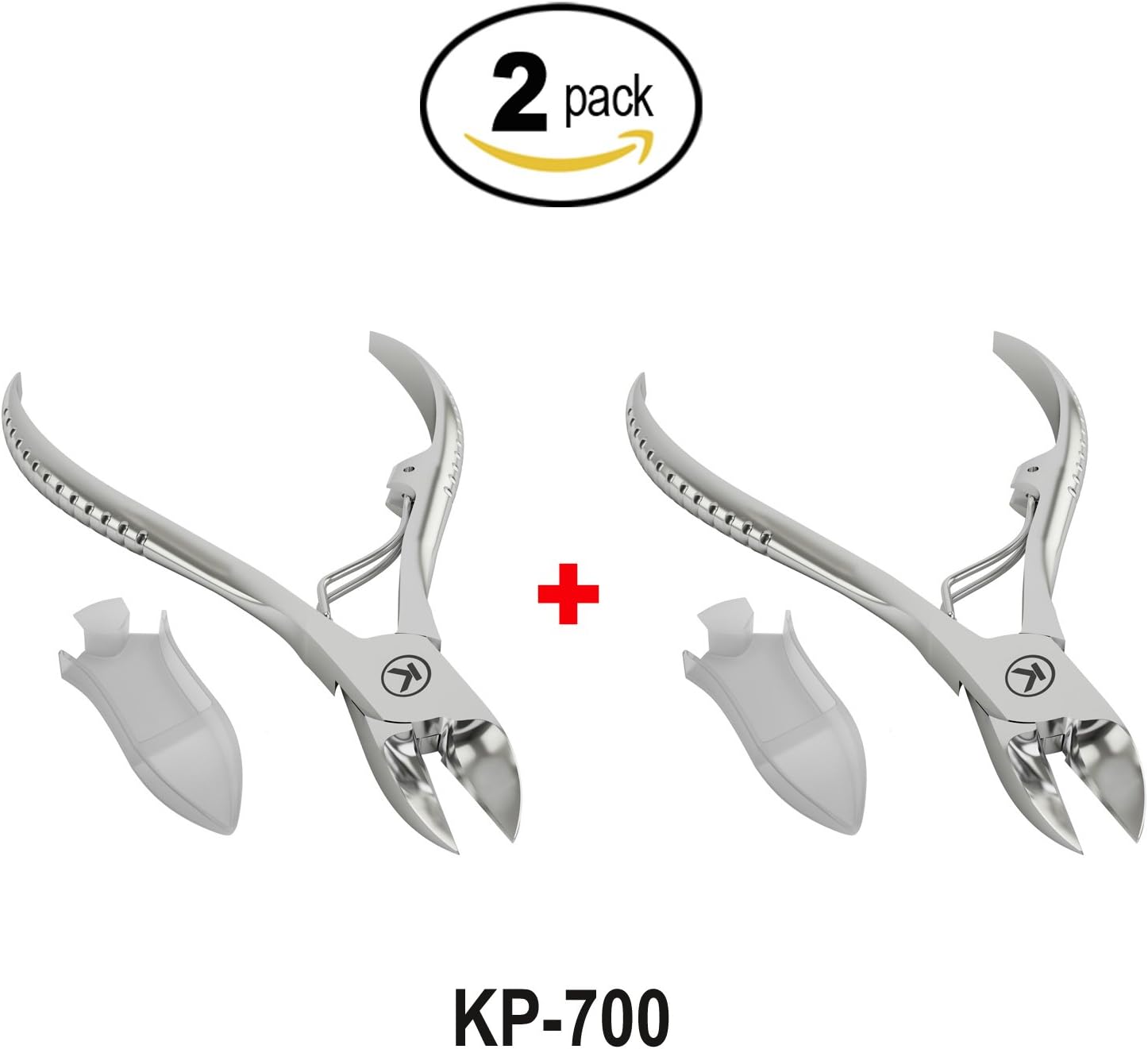 Kohm KP-700 Toenail Clipper for Thick Nails (2 Pack)