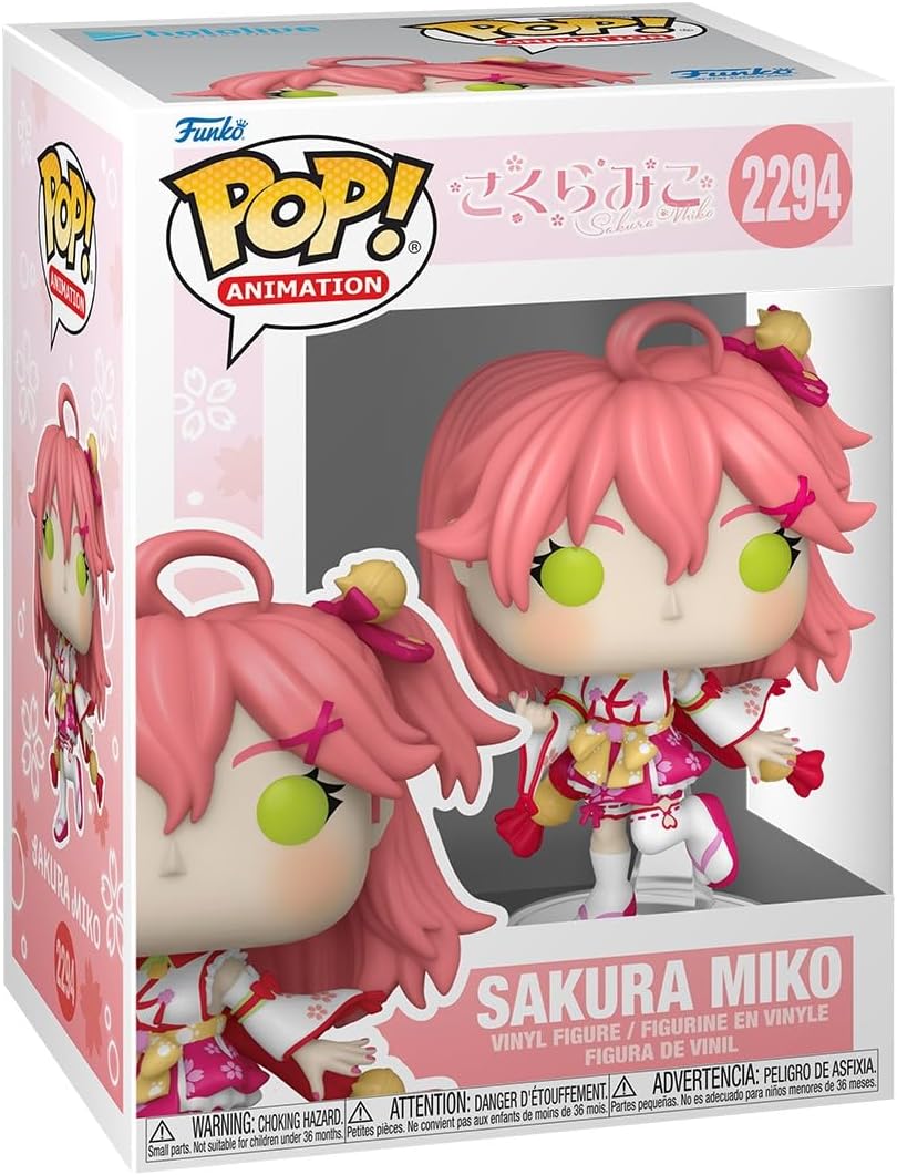 Funko Pop! Animation: Hololive - Sakura Miko - Collectable Vinyl Figure - Gift Idea - Official Merchandise - Toys for Kids & Adults - Anime Fans - Model Figure for Collectors and Display