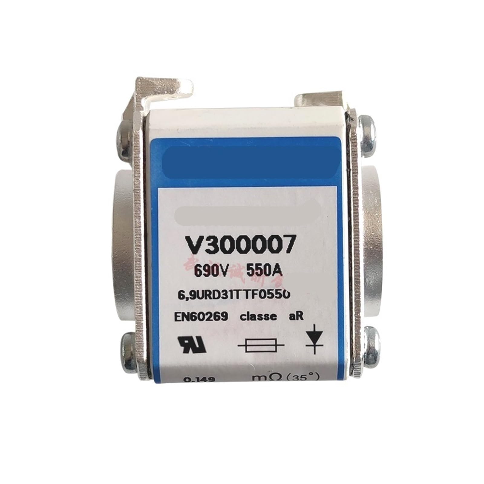 Fusible 9 URD31TTF0630 700A cartouche protection réseau électrique industriel W300008