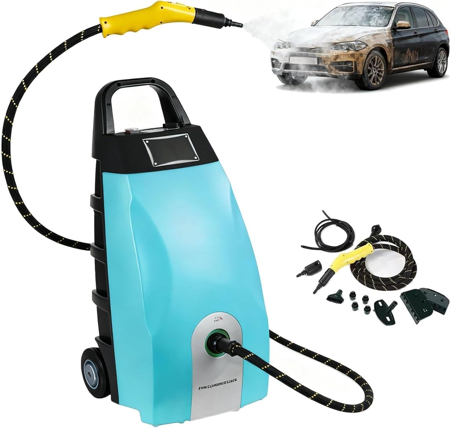 6 in 1 Steam Cleaner 3000W High Pressure Steamer for Cleaning 3 5L Portable Steamer Machine with 6