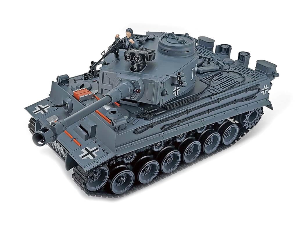 RC TANK 1:18 GERMAN TIGER 1 GREY