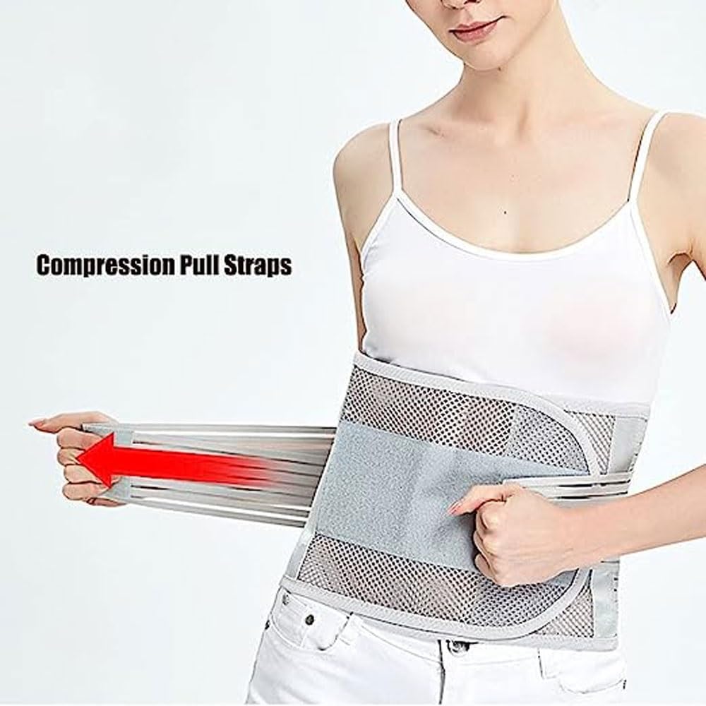 Nuova Cintura di Supporto per la Schiena per alleviare Il Dolore Lombare, Cintura di Supporto Lombare Leggera, Traspirante ed Elastica per Palestra e Lavoro da Donna e Uomo.