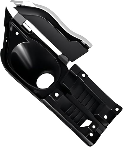 FUSCH Bisagra de bolsillo para carcasa de puerta de llenado de combustible con cubierta blanca, tapa de puerta de combustible compatible con Ford