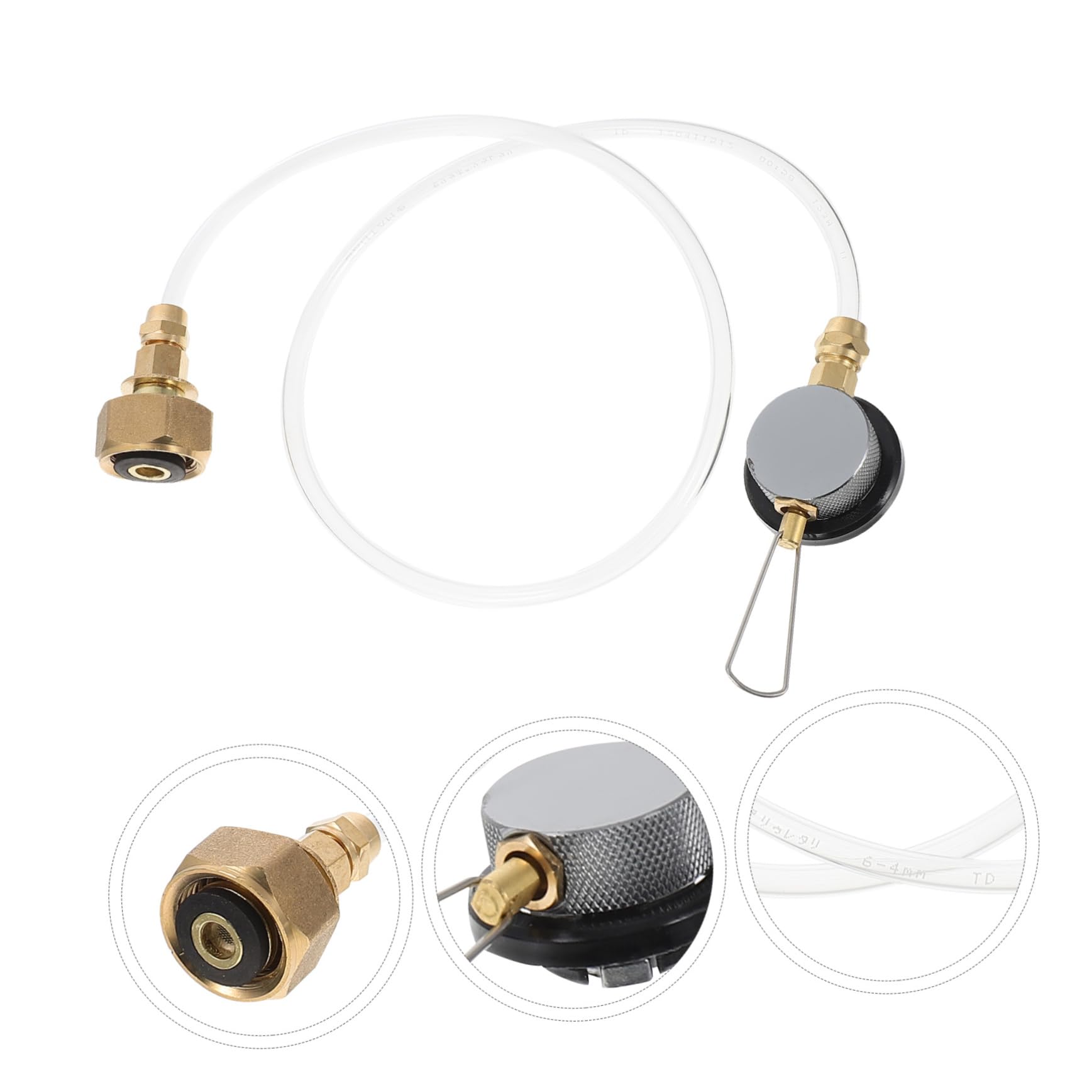 HANABASS Rv Camping Accessories Portable Stove Adapter for Small Tank Input Inflation Valve Accessories