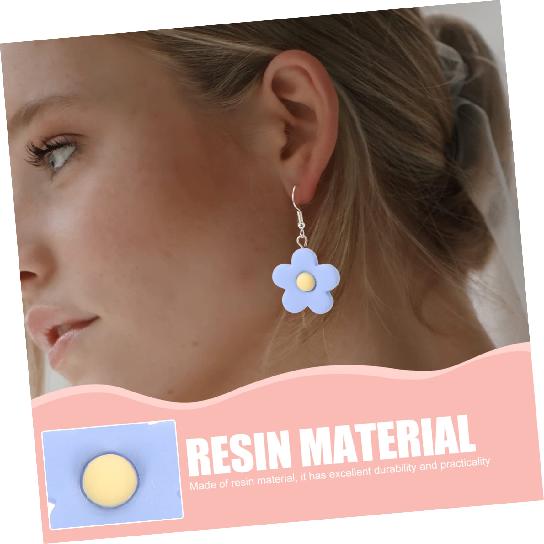 SHERCHPRY 28paia Orecchini Pendenti Floreali Resina Per Donna Di Colorati Per Feste e Occasioni Speciali Accessori Di Moda Per Ogni